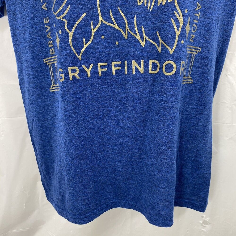 Harry Potter Witchcraft Wizardry Blue Adult Medium Graphic T-Shirt Gryffindor - Picture 4 of 9
